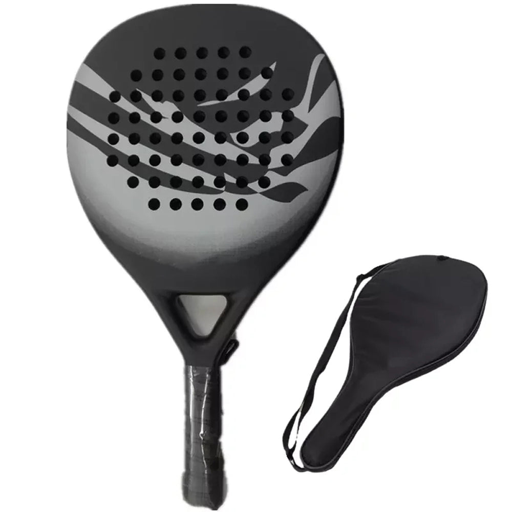 KetibLaxi Padel Racket for Beginners – Carbon Fiber Frame, Soft EVA Core & Enhanced Grip Control