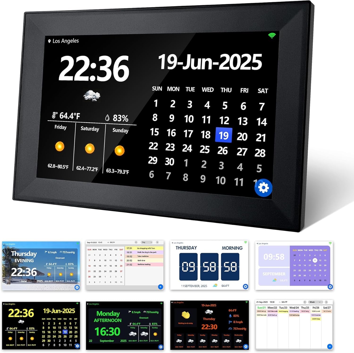 DageCres 10.1-Inch Large Touchscreen