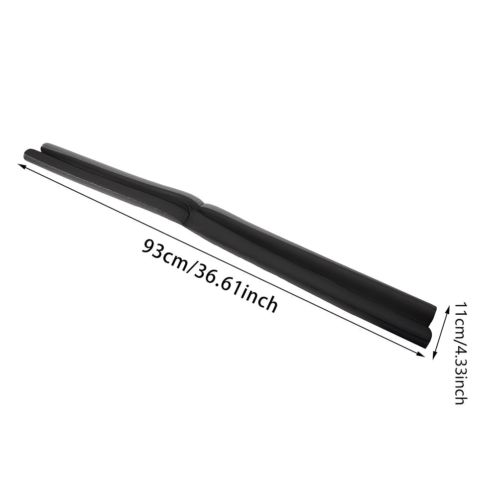 DaxenMix Door Draft Stopper - Premium Leather Double-Sided Under Door Seal, Fits up to 36