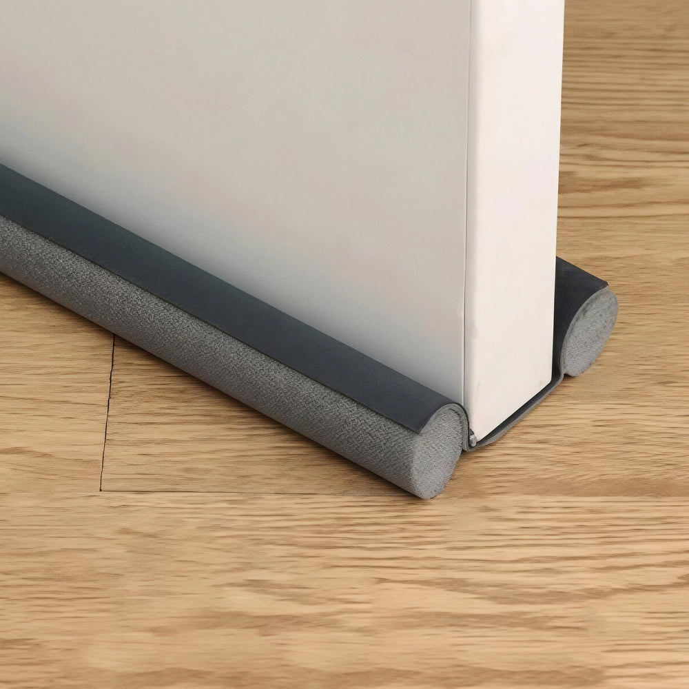 DaxenMix Door Draft Stopper - Premium Leather Double-Sided Under Door Seal, Fits up to 36