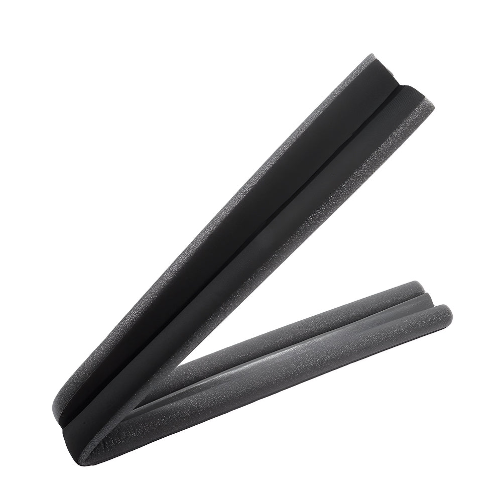 DaxenMix Door Draft Stopper - Premium Leather Double-Sided Under Door Seal, Fits up to 36
