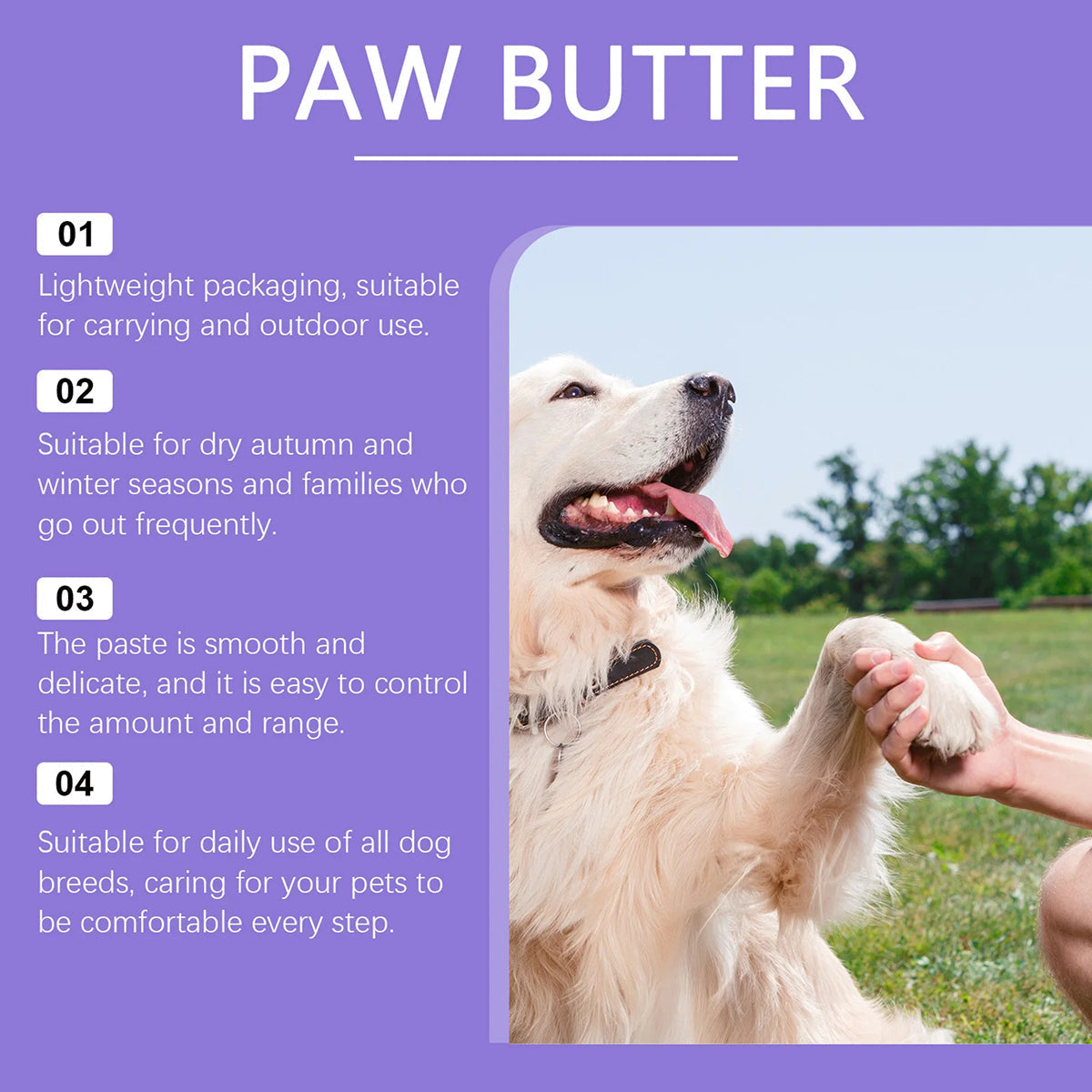 DeaEllant Beeswax And Mineral Oil Formula To Lock In Moisture And Protect Paw Pads