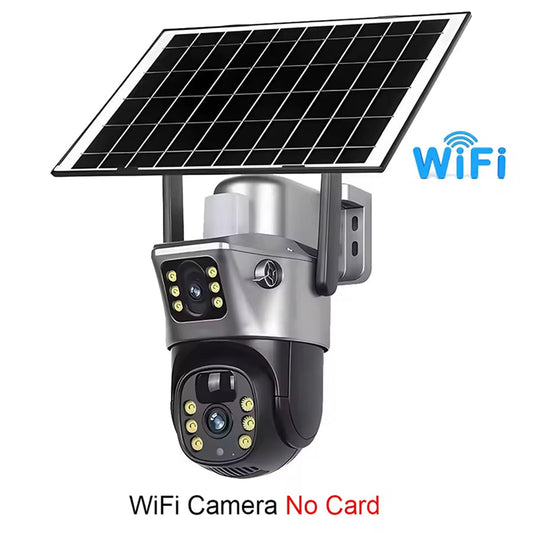 MoseCogn Solar Security Camera utilizes 8MP dual-lens technology