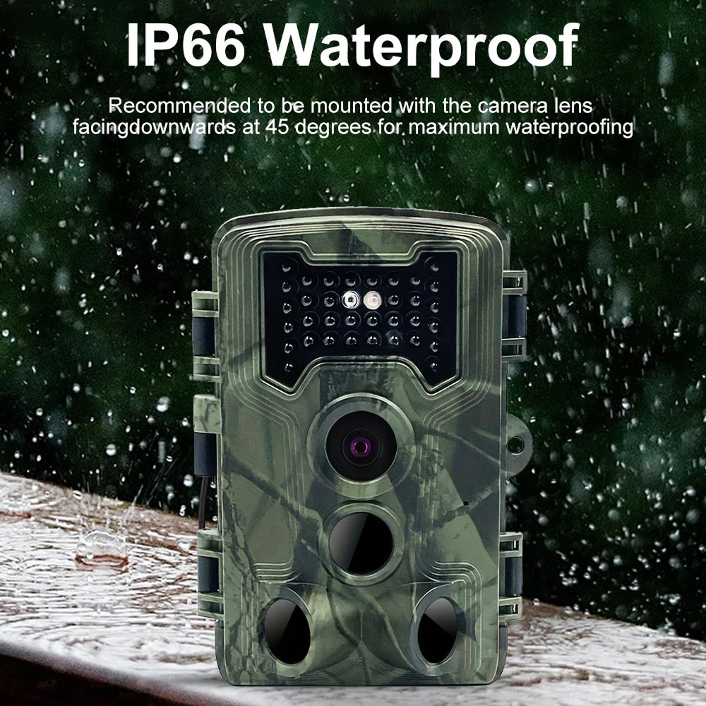 DerixCam 58MP Wildlife Camera – 2.7K HD Video, 0.2s Trigger Speed & 65ft Infrared Night Vision