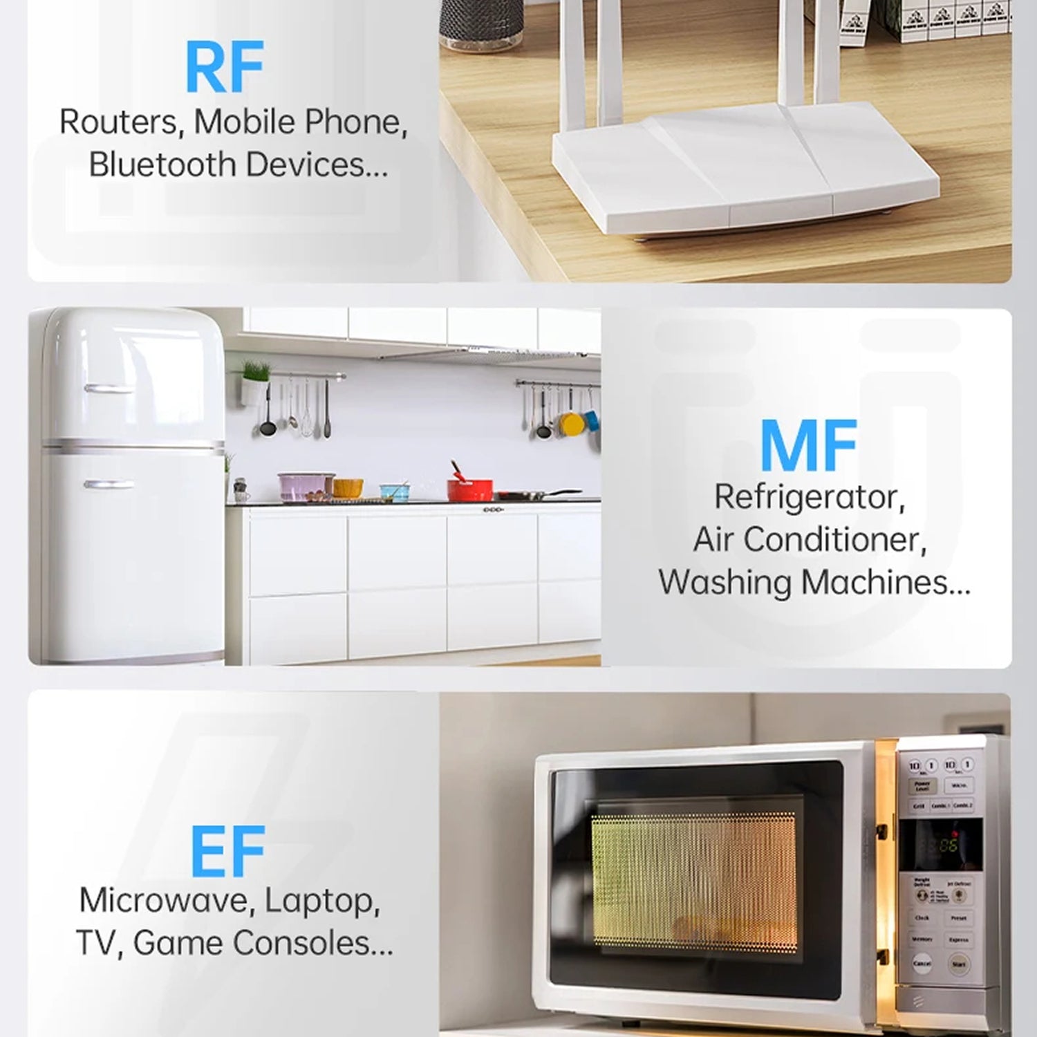 DetexMifi 3-in-1 EMF Detector – 0.01μt Precision, 2.4