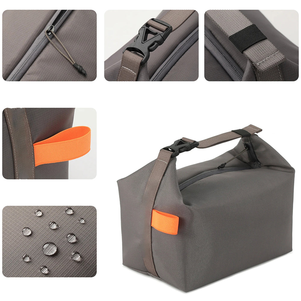 DonisWel Spacious design fits 2 lunch boxes, a bottle, and cutlery