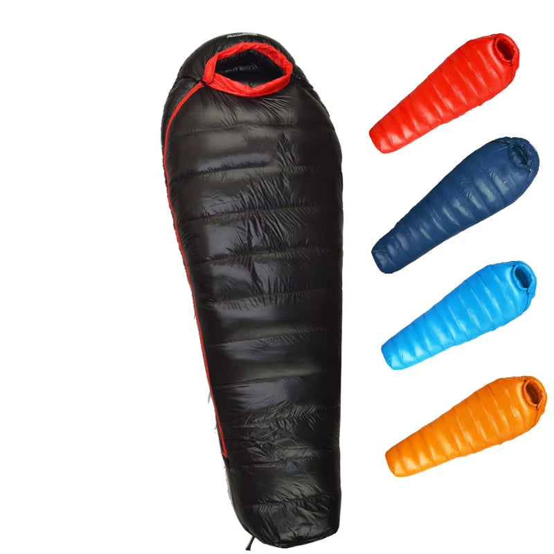 DosiLivix Down Sleeping Bag - 800+ Fill Power White Goose Down, 400T Waterproof Nylon Ripstop