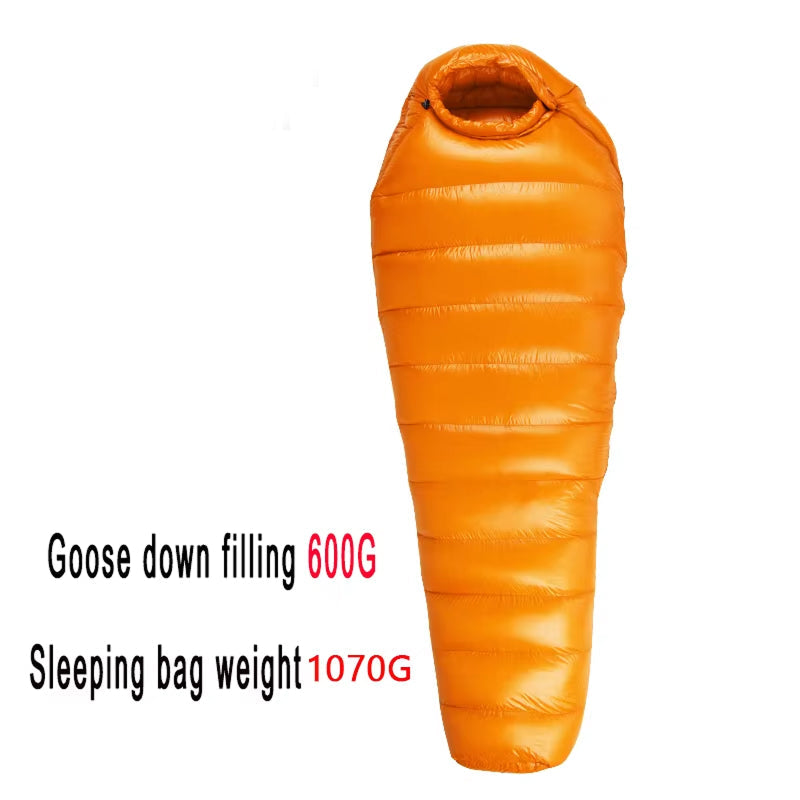 DosiLivix Down Sleeping Bag - 800+ Fill Power White Goose Down, 400T Waterproof Nylon Ripstop