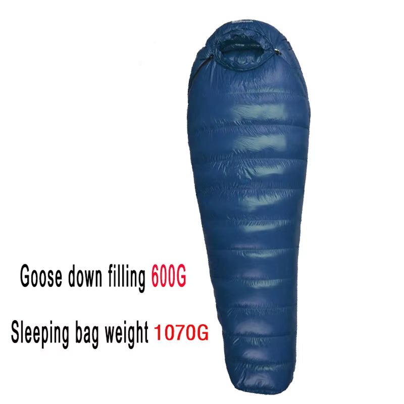 DosiLivix Down Sleeping Bag - 800+ Fill Power White Goose Down, 400T Waterproof Nylon Ripstop