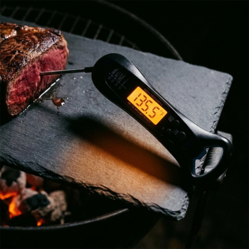 FodiVist Meat Thermometer Instant Read 2-3 Sec ±0.9°F Waterproof Backlit LED Calibration