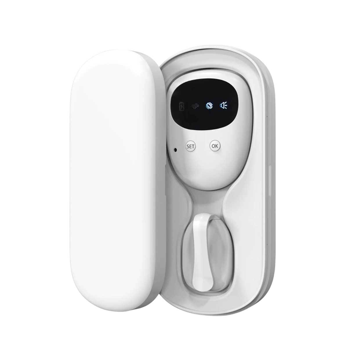 DryFomis 100% wireless freedom with easy clip-on sensor