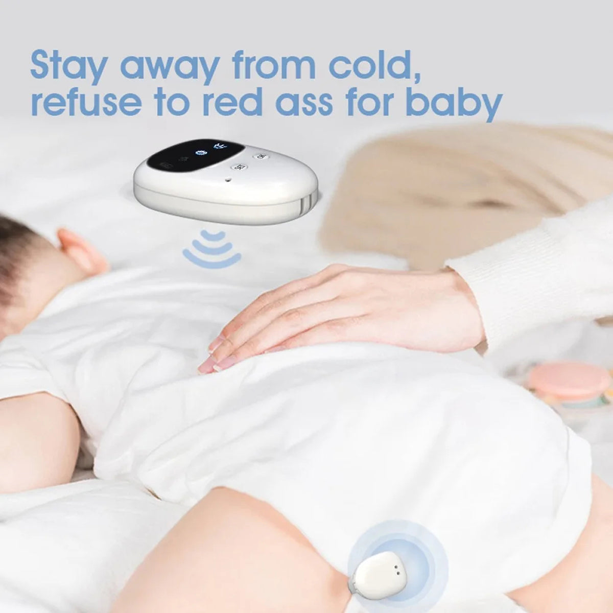 DryFomis 100% wireless freedom with easy clip-on sensor