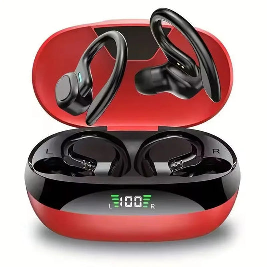 EariMixi Running Earbuds Bluetooth 5.1 Active Noise Cancelling IPX-Waterproof Sport Hooks