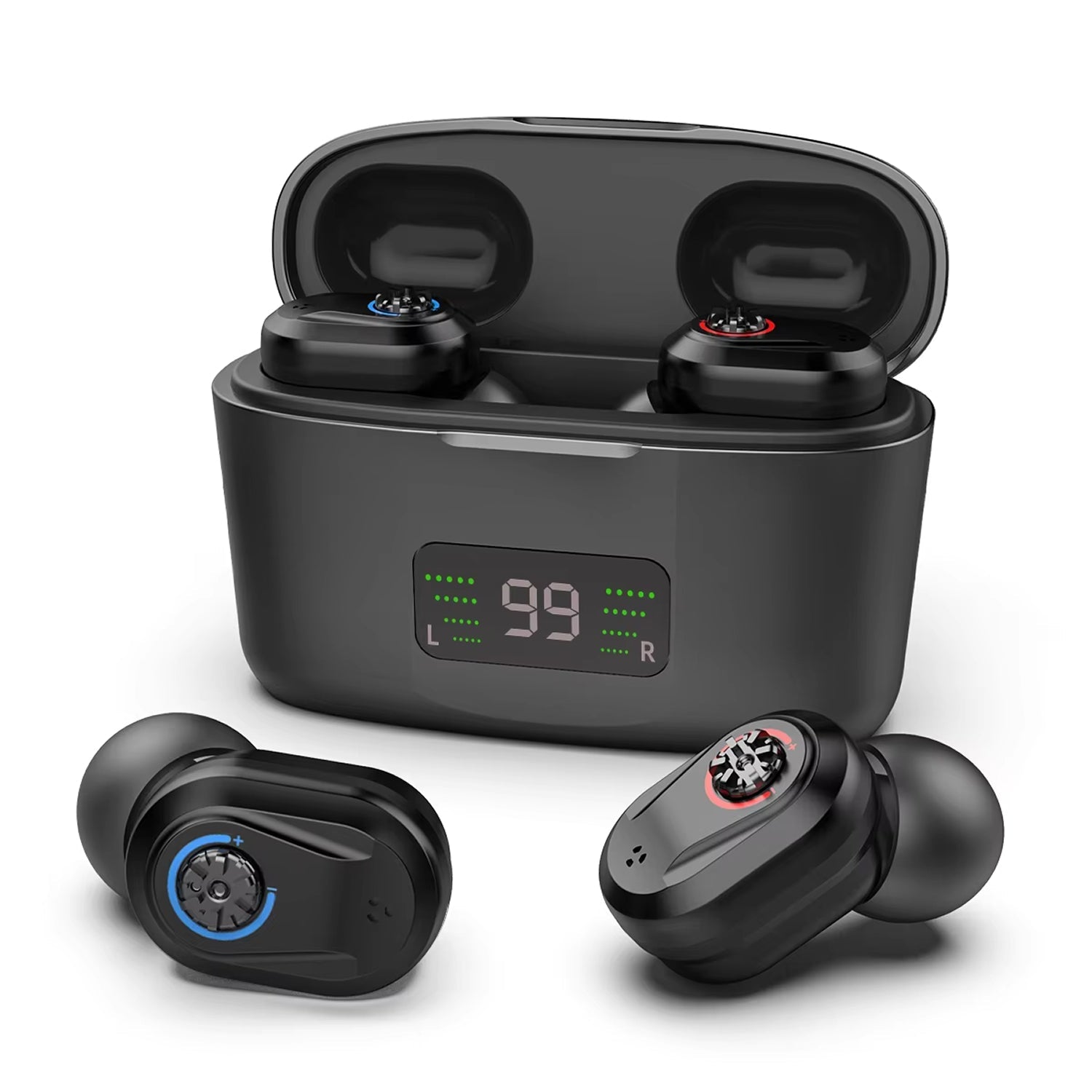 WelliTrue Digital Hearing Aids for Seniors – 30dB Noise Reduction, 240H Battery & Discreet Fit
