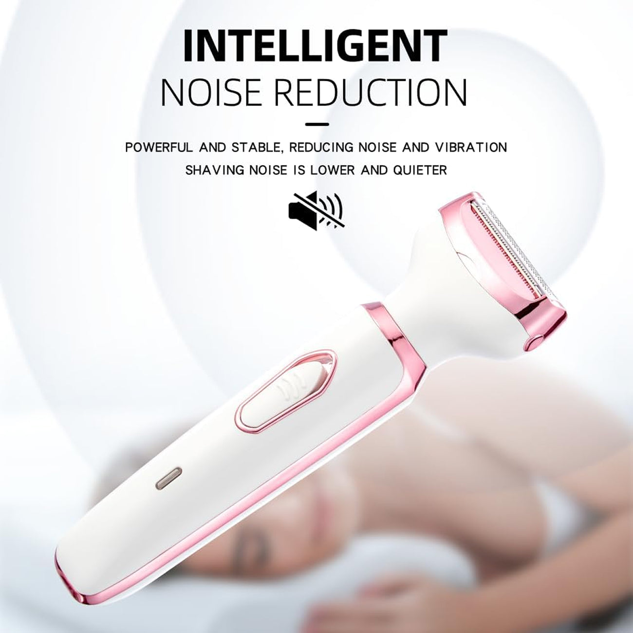 ElixMise 4-in-1 Electric Bikini Trimmer & Intimate Shaver for Women