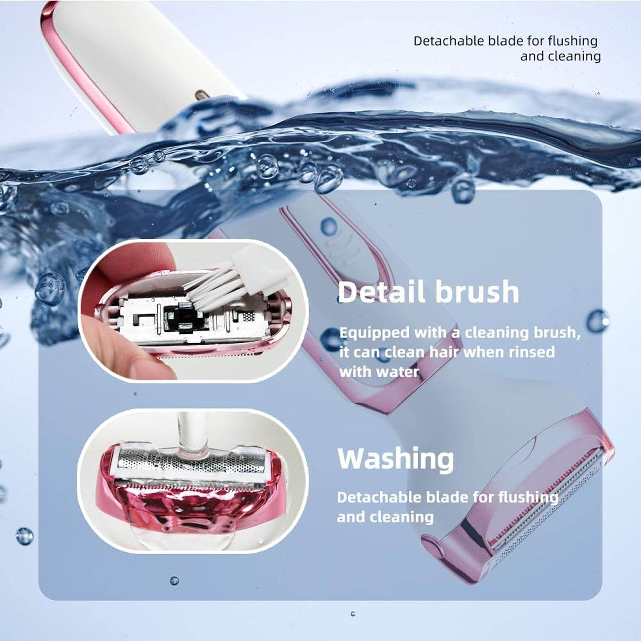 ElixMise 4-in-1 Electric Bikini Trimmer & Intimate Shaver for Women