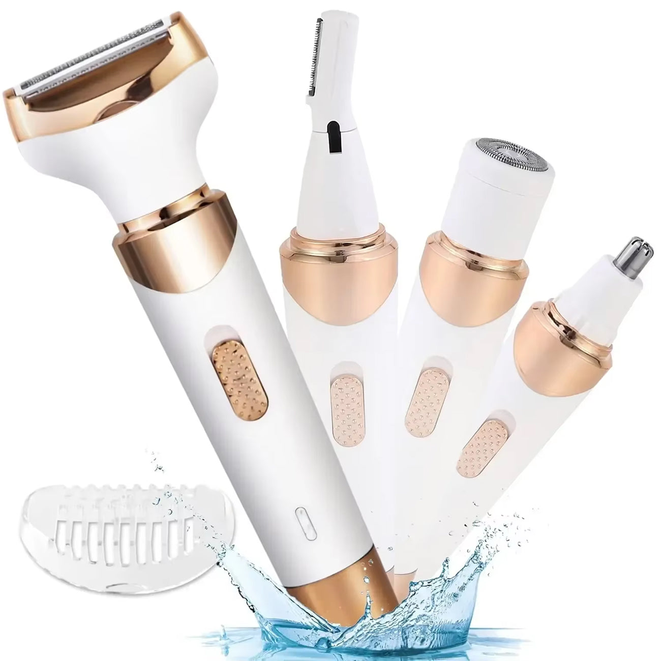 ElixMise 4-in-1 Electric Bikini Trimmer & Intimate Shaver for Women