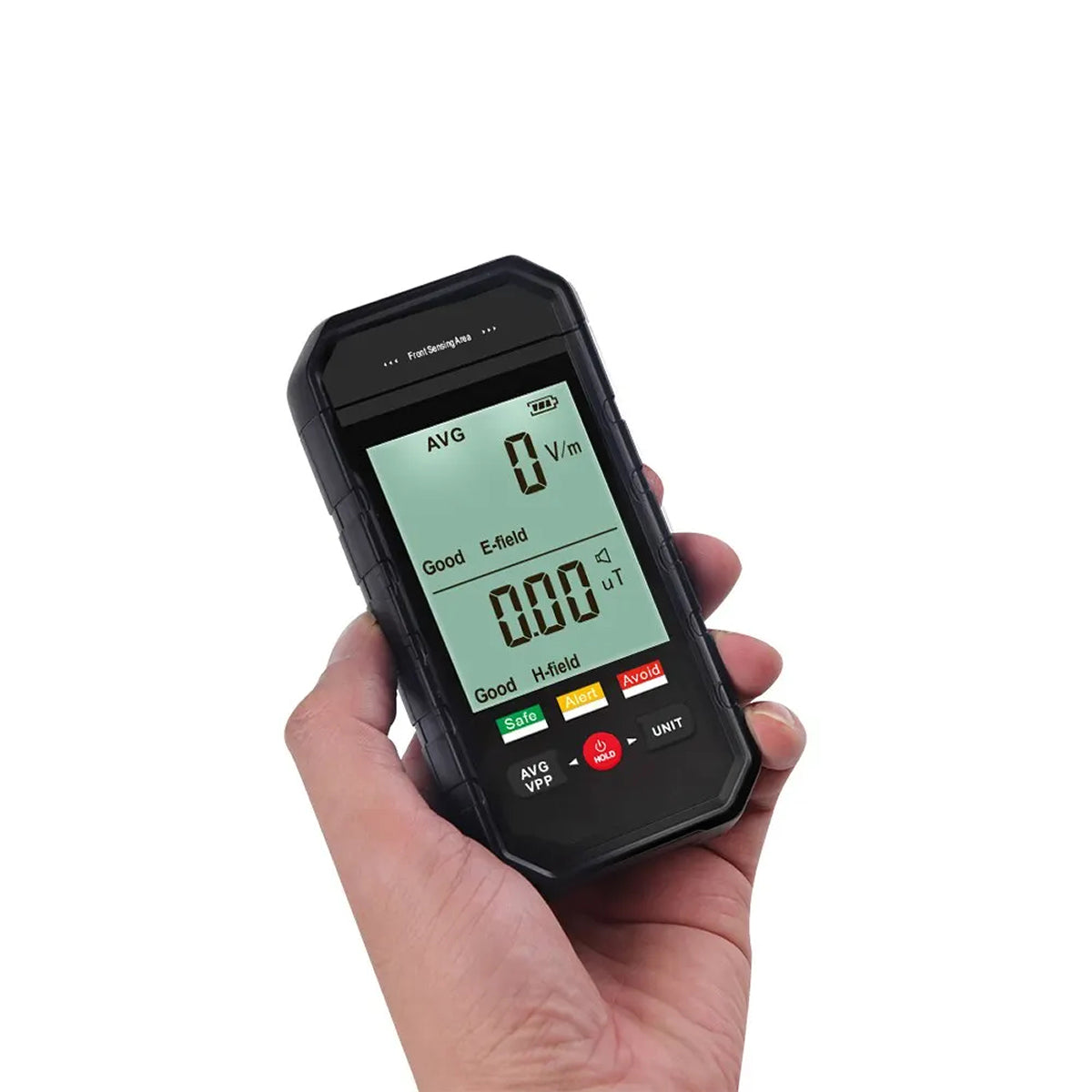 EmixKiv EMF Meter 5G/WiFi Radiation Detector with 3-inch LCD and Dual-Field Alarm