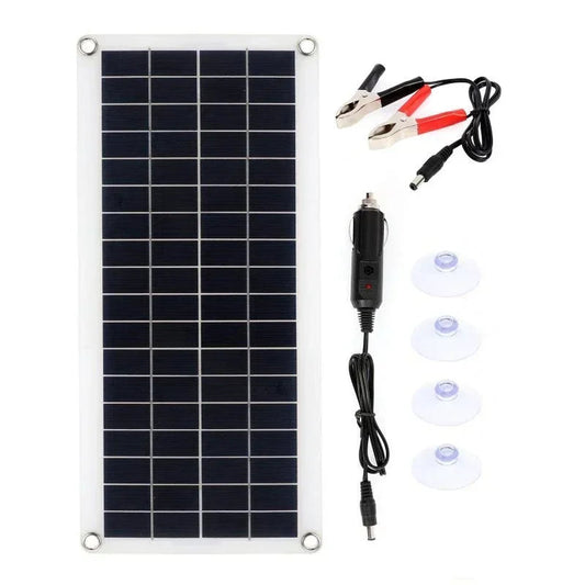 EsrixSun Portable Solar Panel – High-Efficiency Monocrystalline Cells, Foldable Design & USB Charging