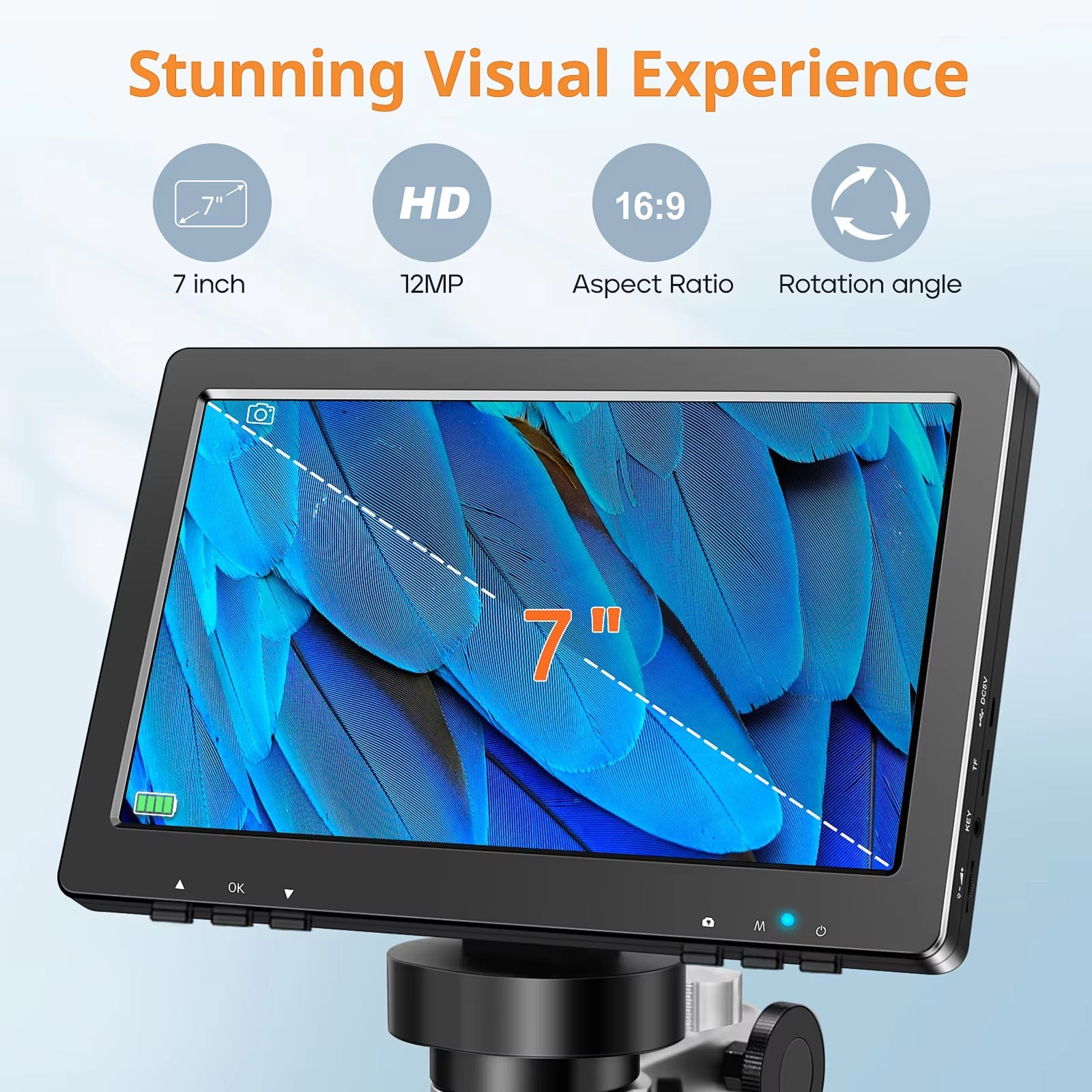 FathVisi 1000x HD Digital Microscope – 4.3