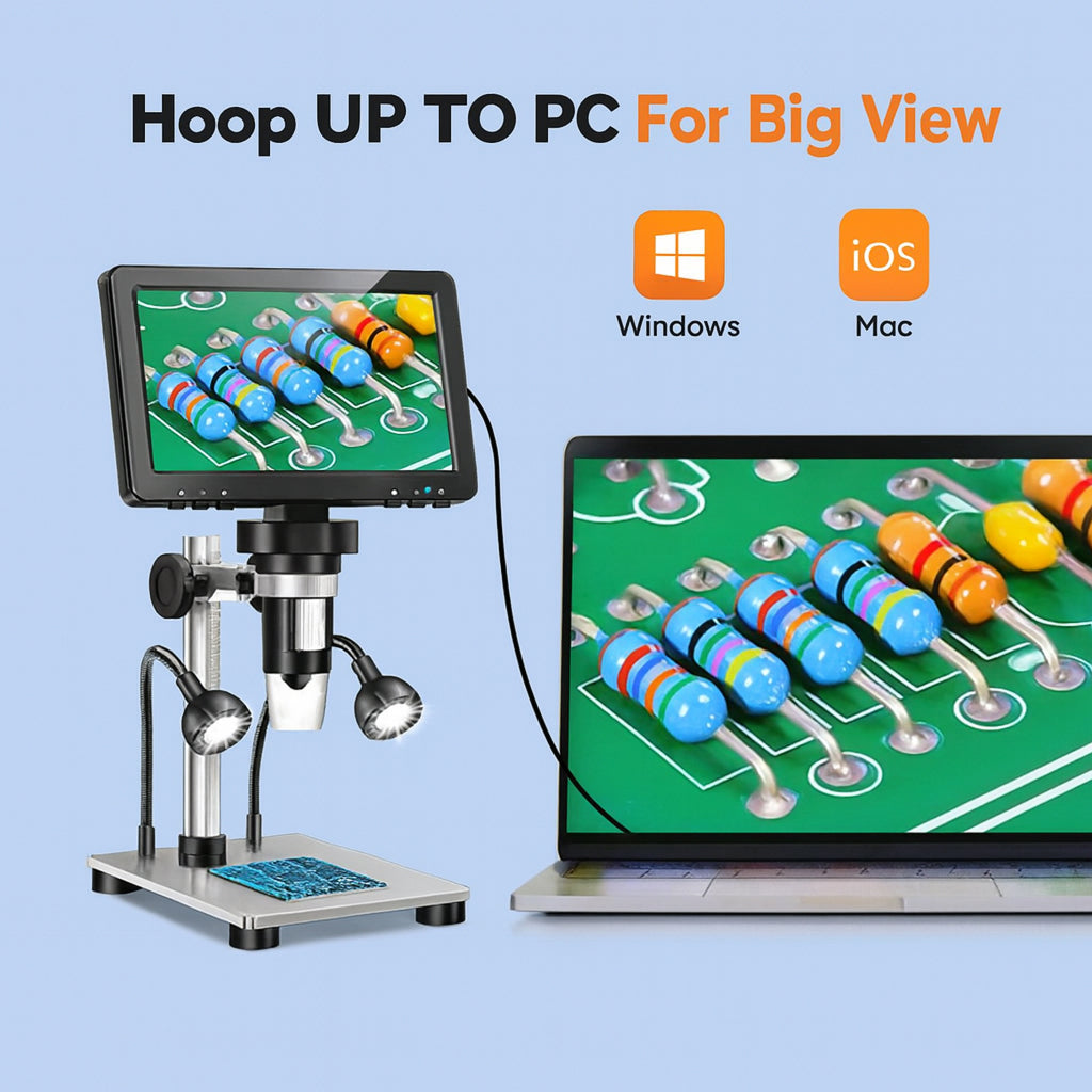 FathVisi 1000x HD Digital Microscope – 4.3