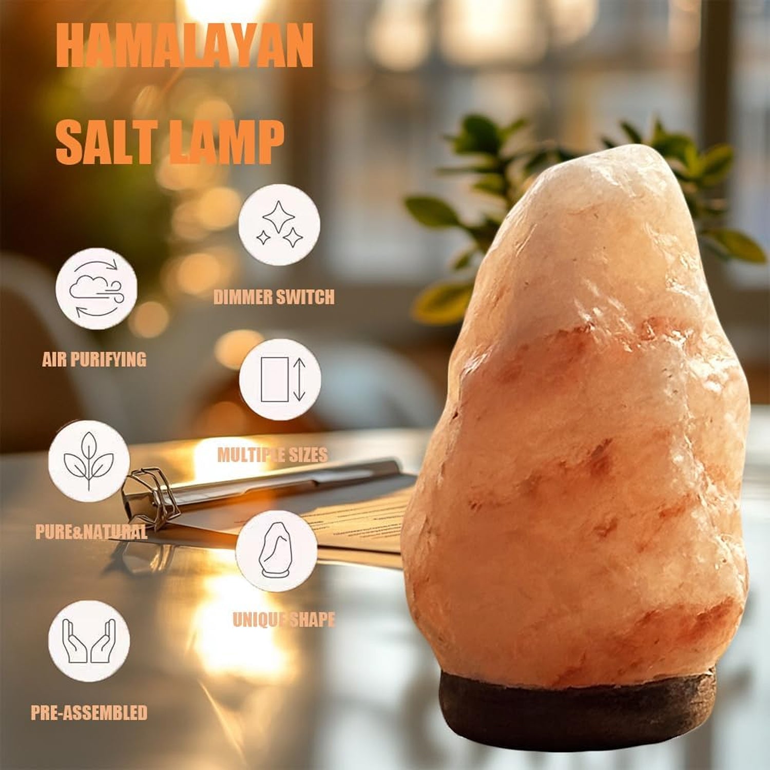 FaveBirch 100% Authentic Hand-Selected Himalayan Crystal Rock Salt Construction