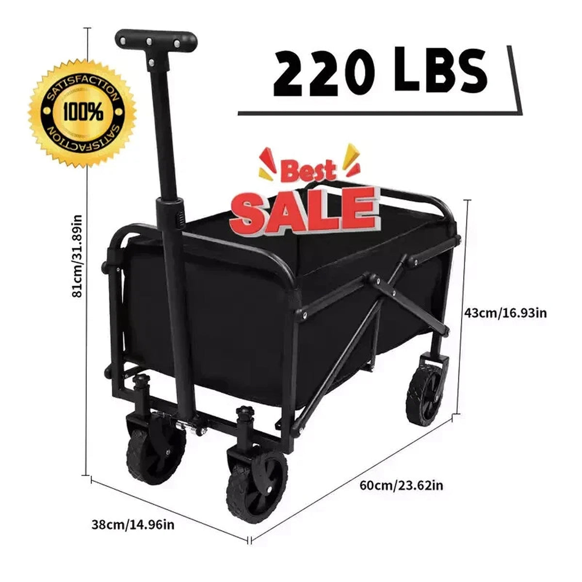 FaxinLika Heavy-Duty 220 Lb Weight Capacity For Large Loads