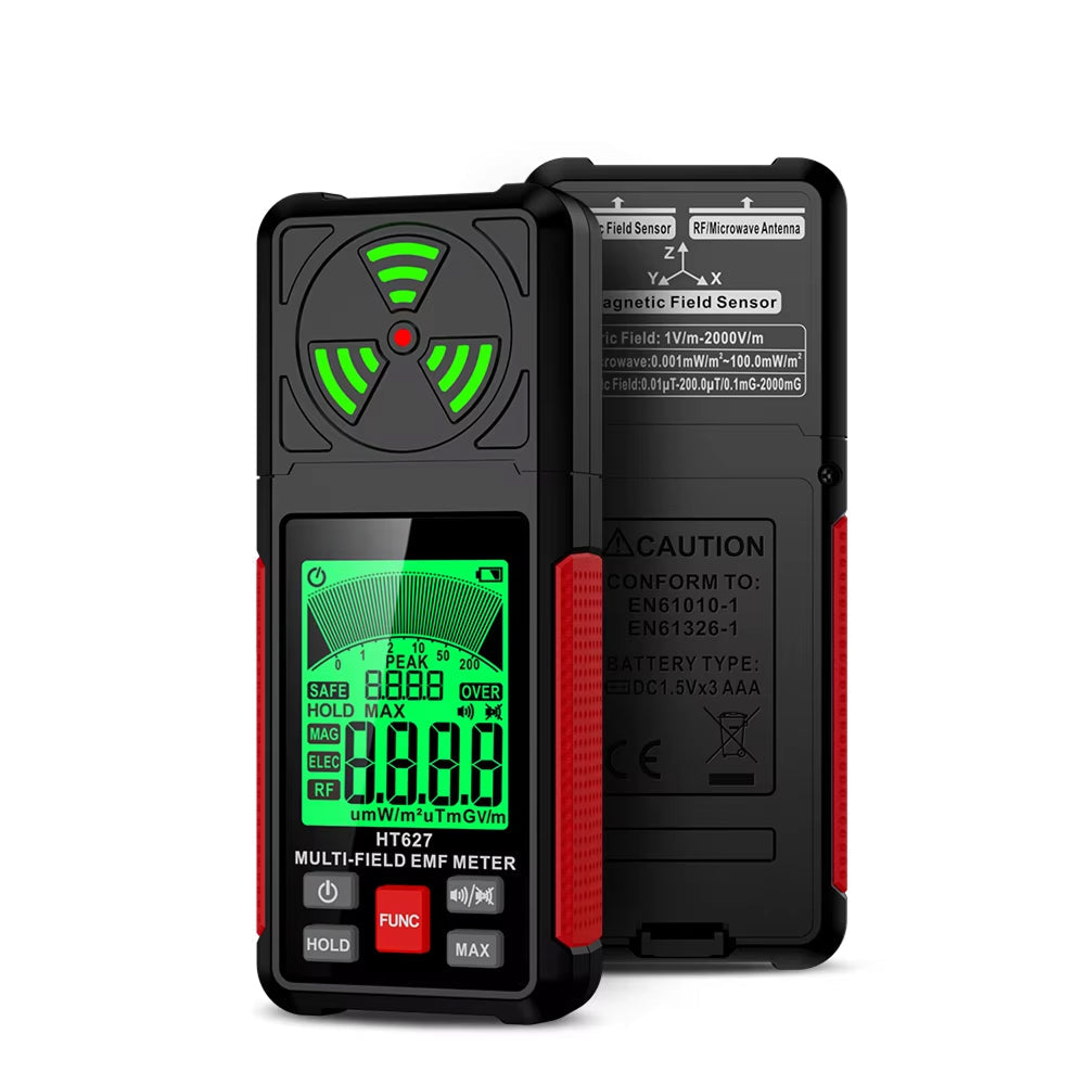 FindMaxal Digital Radiation Tester – High-Precision Triple Mode, Backlit LCD & Audible Alarm