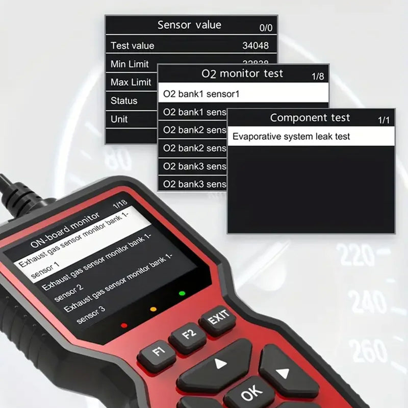 FixPolax OBD2 Scanner Professional - 35,901 DTC Library, Advanced Mode 6 & 8 Diagnostics, Battery Tester