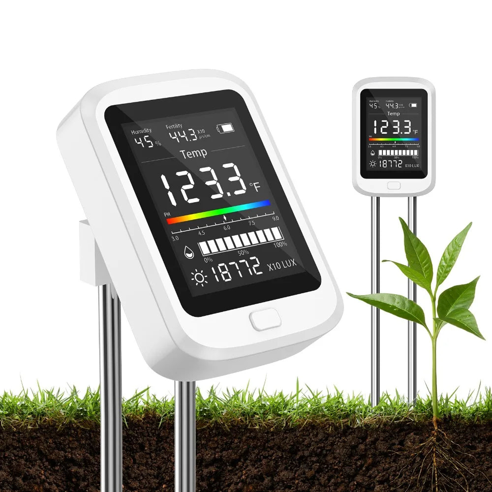 FizoMast Digital Soil Moisture Meter – High-Precision Probe, Backlit LCD & Fast Reading Sensor