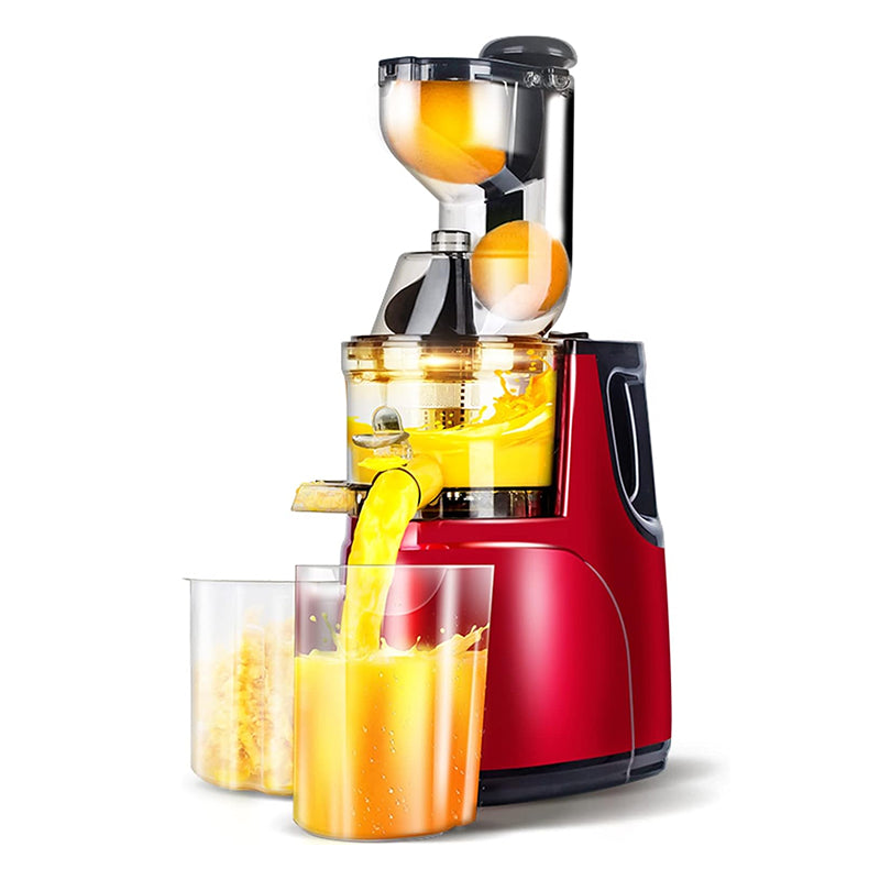 FrostyClas Cold Press Slow Masticating Juicer – 97% High Juice Yield & 70mm Large Feeding Chute