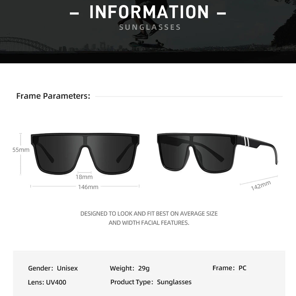 GlaxiLexu UV400 Full Protection Wraparound Shield Lens For Complete Peripheral Eye Coverage