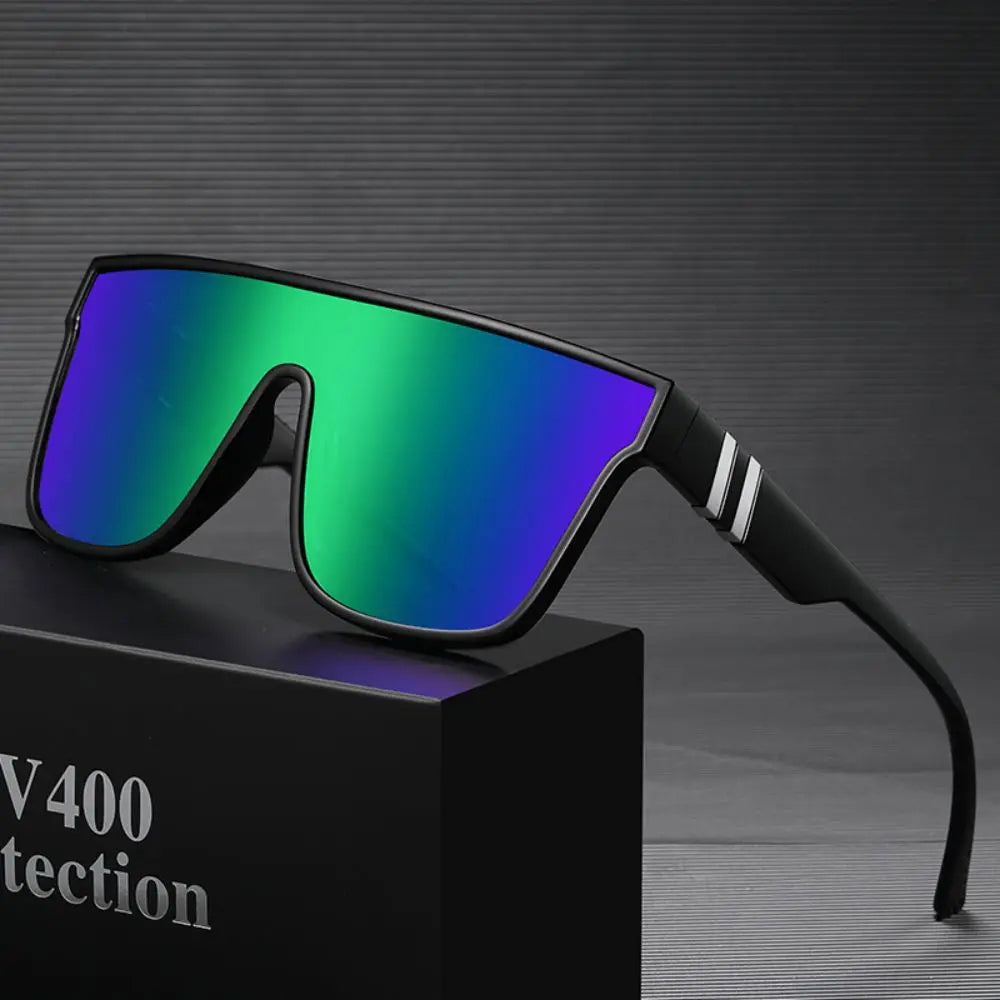 GlaxiLexu UV400 Full Protection Wraparound Shield Lens For Complete Peripheral Eye Coverage