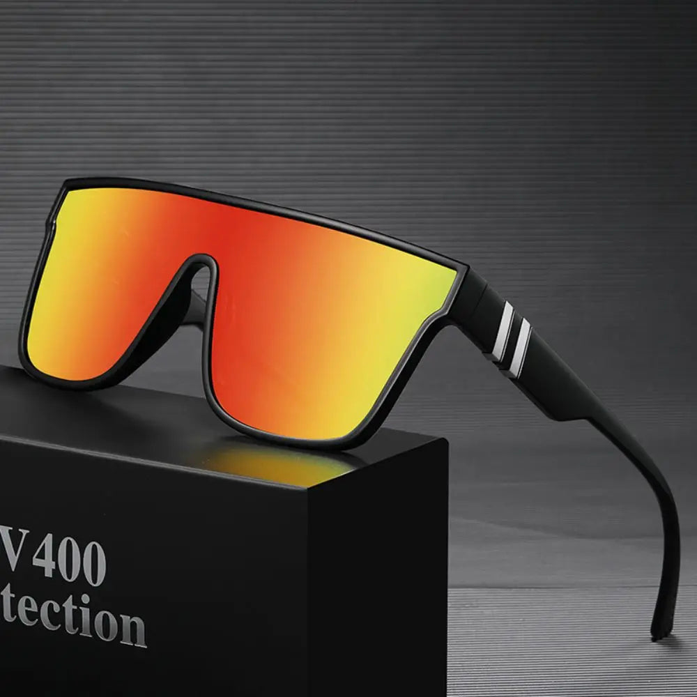 GlaxiLexu UV400 Full Protection Wraparound Shield Lens For Complete Peripheral Eye Coverage