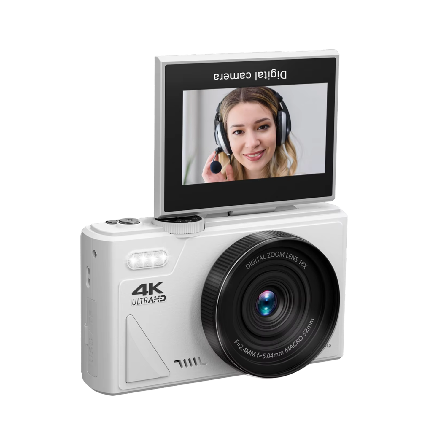 NotaImic 48MP Point and Shoot Camera – 4K Ultra HD Video, 16X Digital Zoom & 2.8