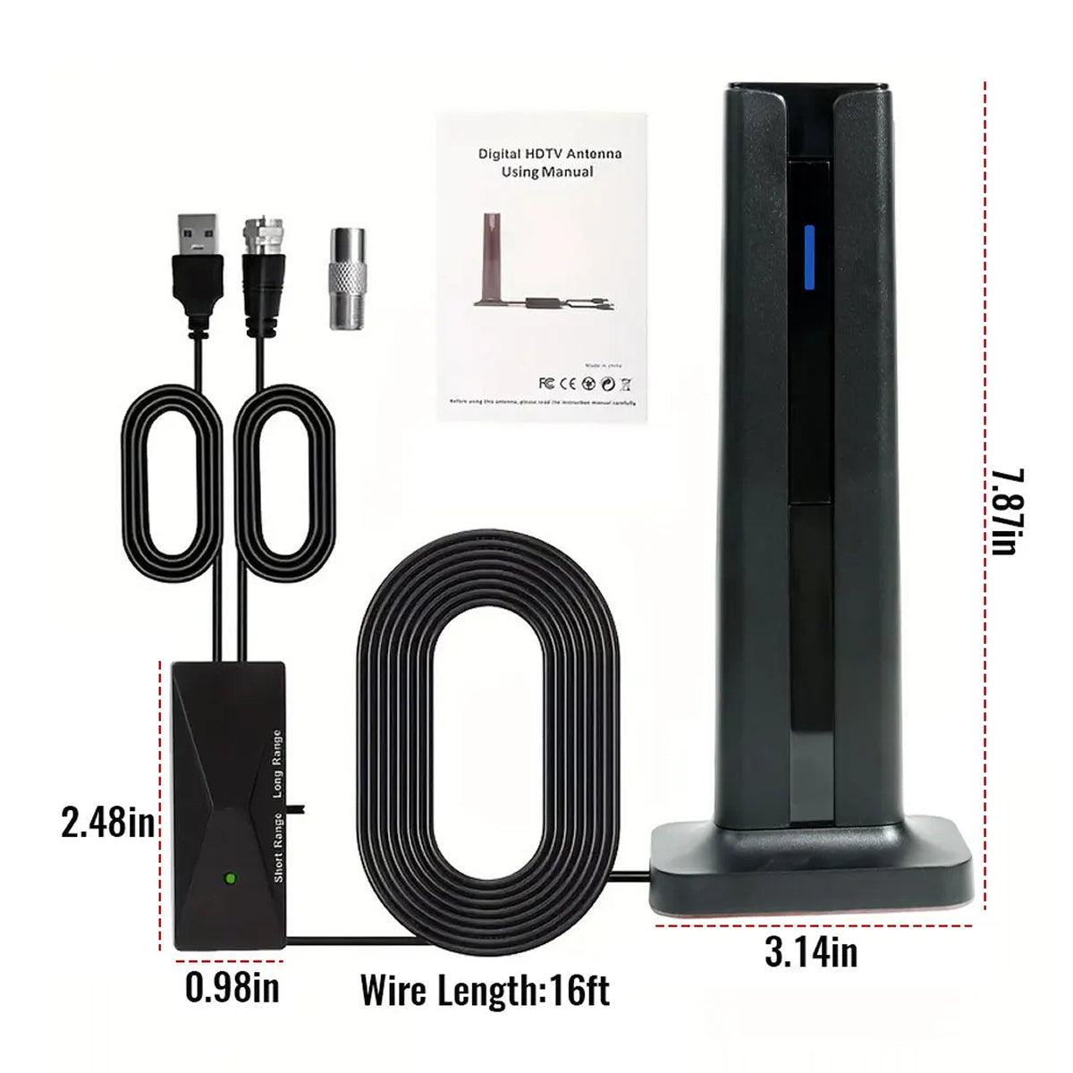 GoltCamis High-Definition Indoor TV Aerial