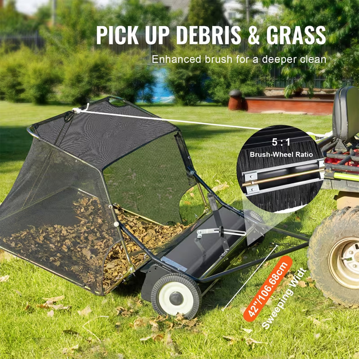 GrasCleas Collecting 80% Of Debris In A Single Pass