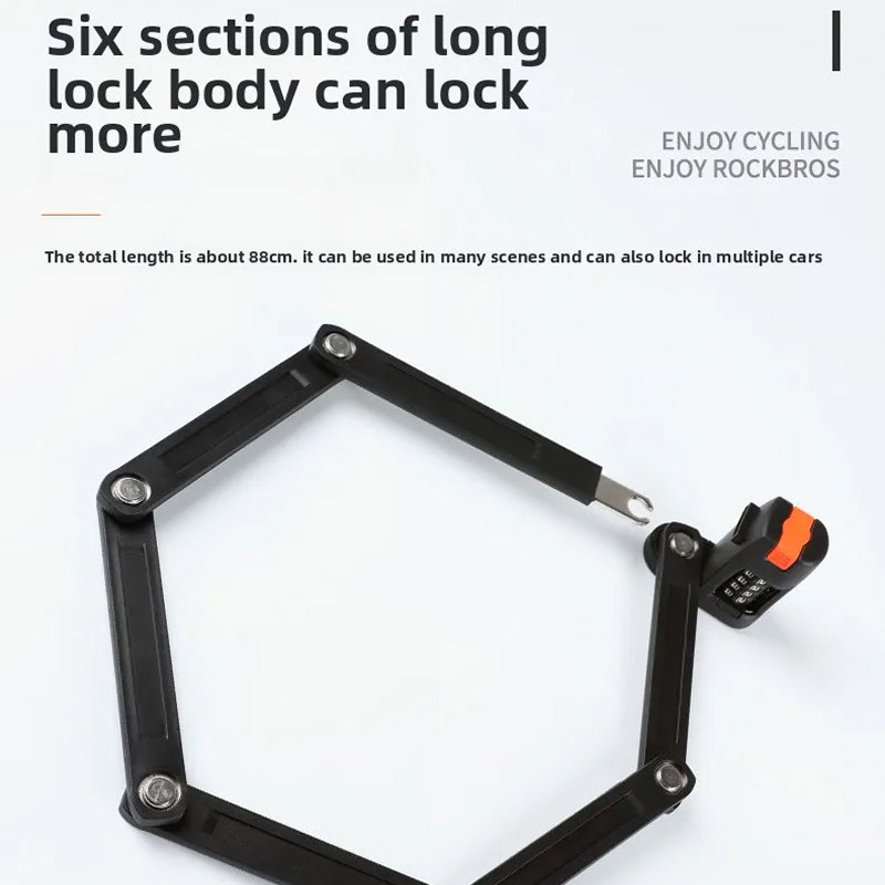 BikeKiLox Lightweight Bike Lock – Heavy-Duty Anti-Theft Core, Flexible Cable & Weatherproof Coating