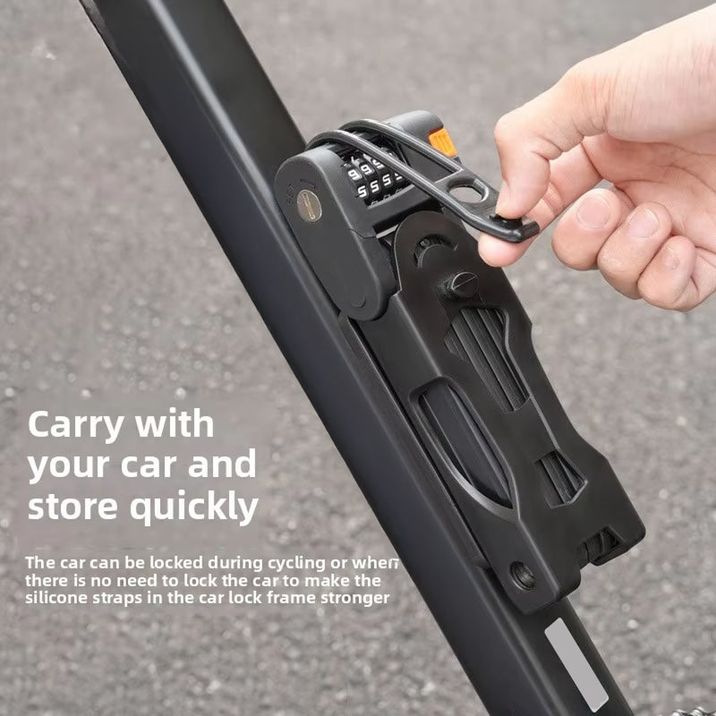 BikeKiLox Lightweight Bike Lock – Heavy-Duty Anti-Theft Core, Flexible Cable & Weatherproof Coating