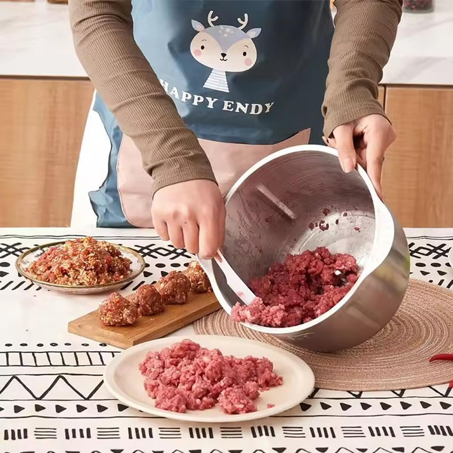 GrixMici Electric Meat Grinder – 2500W Peak Power, Stainless Steel Blades & 3 Grinding Plates