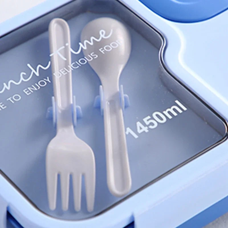 HaitScor Three Separate Grid Compartments For Organised Portion And Food Separation