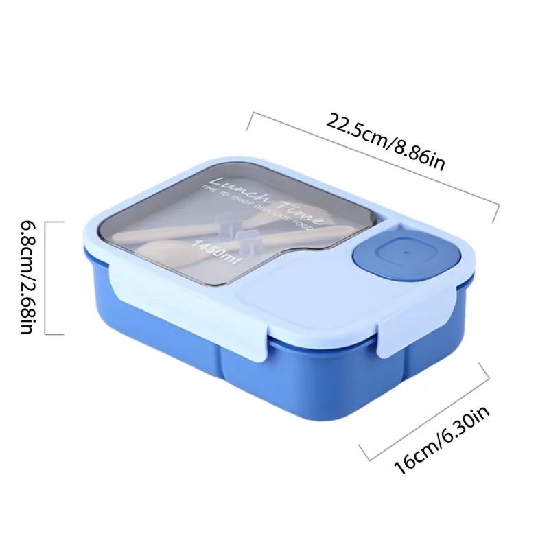 HaitScor Three Separate Grid Compartments For Organised Portion And Food Separation