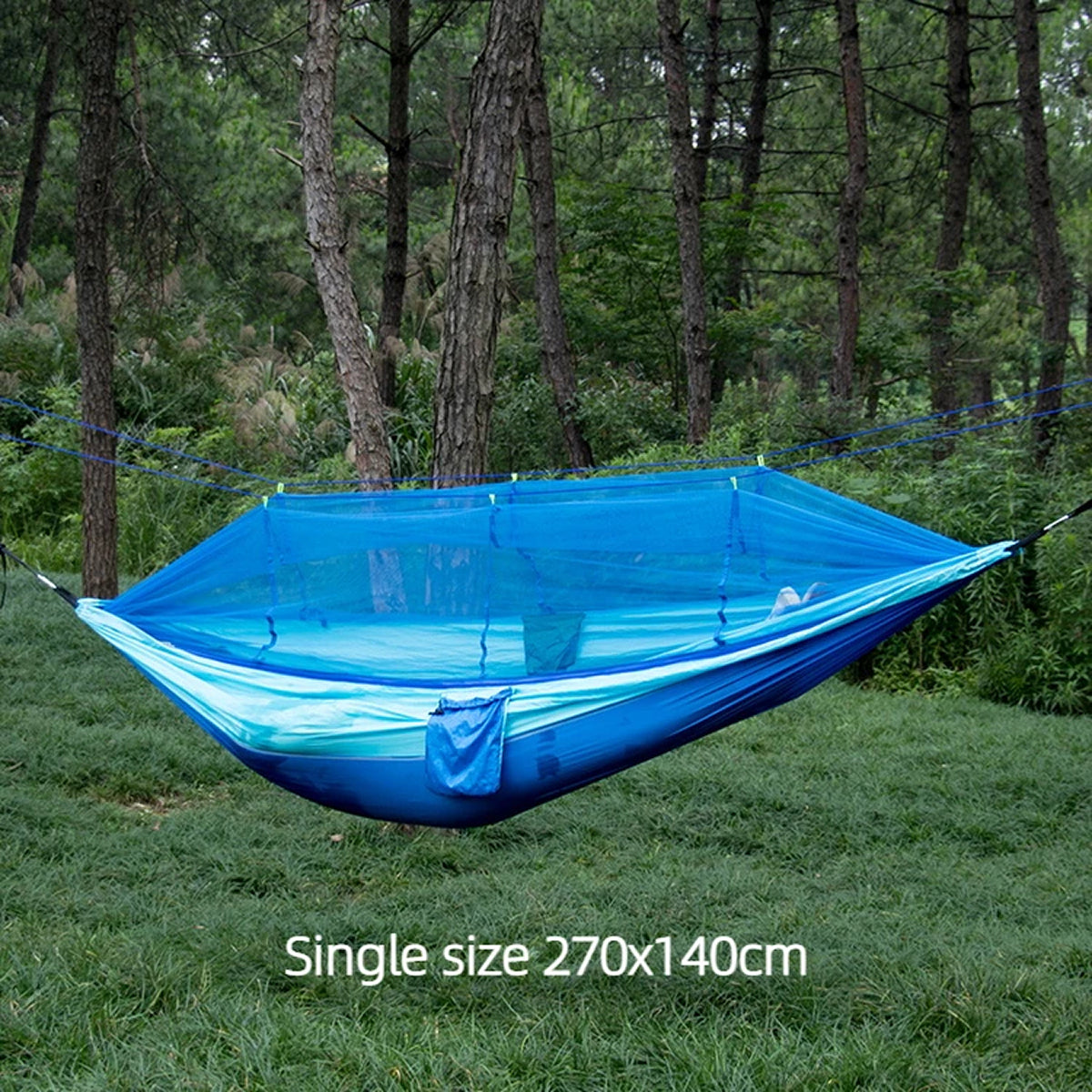 HamoxCix 2-Person Camping Hammock – 210T Tear-Proof Parachute Nylon, Heavy-Duty Straps & Compact Pouch