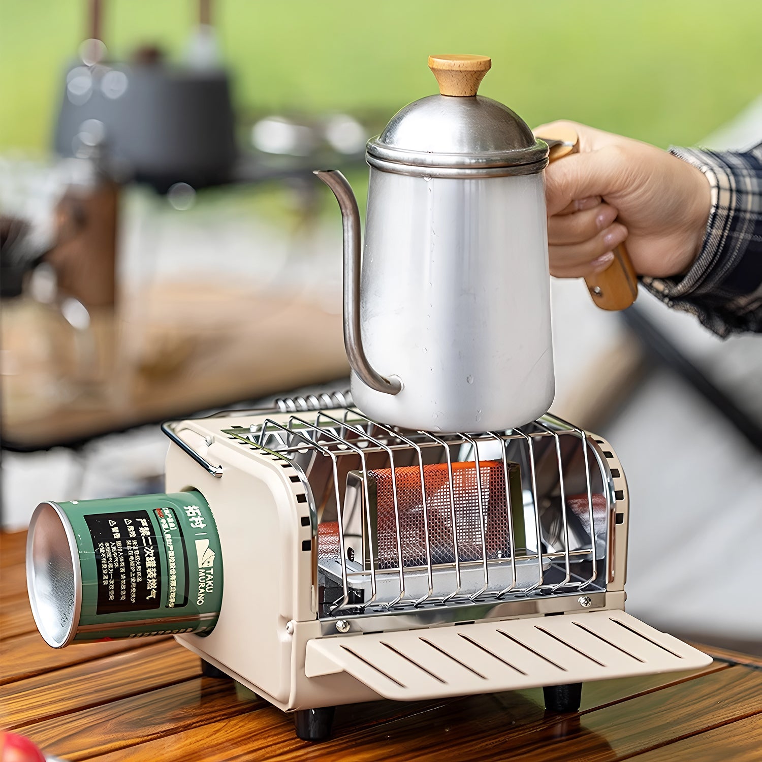 HeatiMix Indoor Propane Heater – 9000BTU Portable Radiant Heat, Tip-Over & Oxygen Depletion Sensor