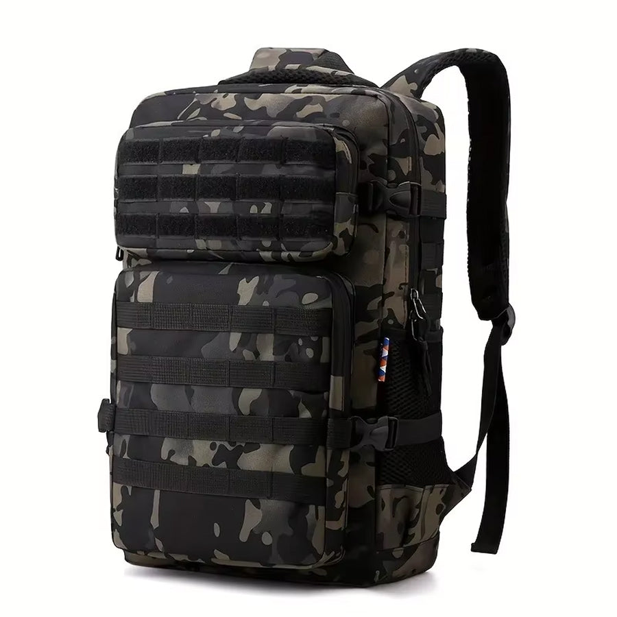 HuntRigki 50L Tactical Hunting Backpack – Waterproof Molle System, Rifle Holder & Gear Storage