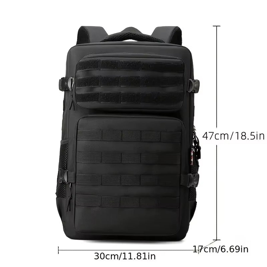 HuntRigki 50L Tactical Hunting Backpack – Waterproof Molle System, Rifle Holder & Gear Storage