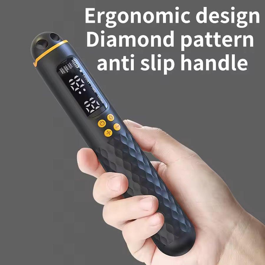 JaliRope Smart Skipping Rope – Bluetooth App Tracking, LED Calorie Counter & Adjustable Length