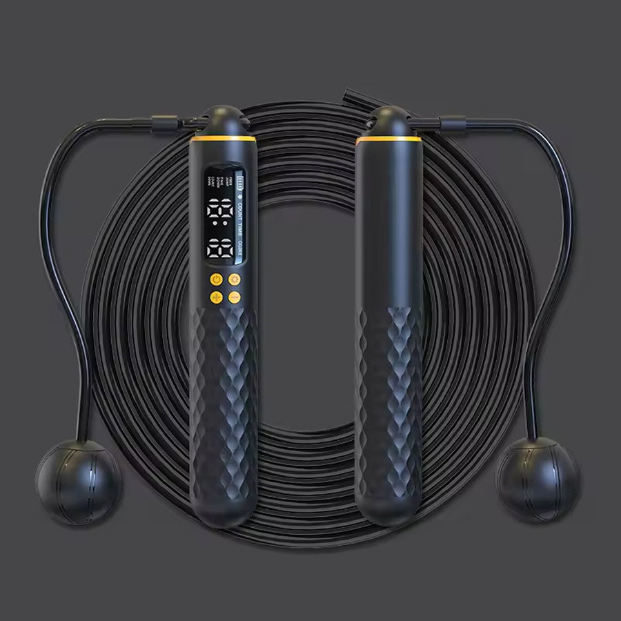 JaliRope Smart Skipping Rope – Bluetooth App Tracking, LED Calorie Counter & Adjustable Length