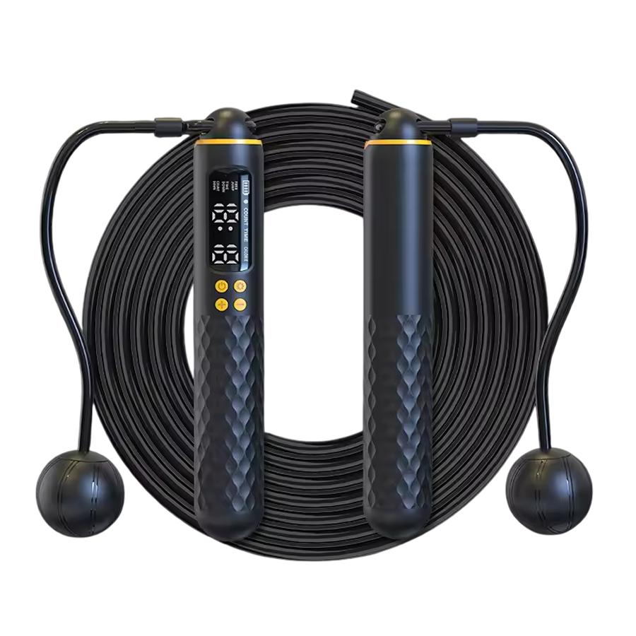 JaliRope Smart Skipping Rope – Bluetooth App Tracking, LED Calorie Counter & Adjustable Length
