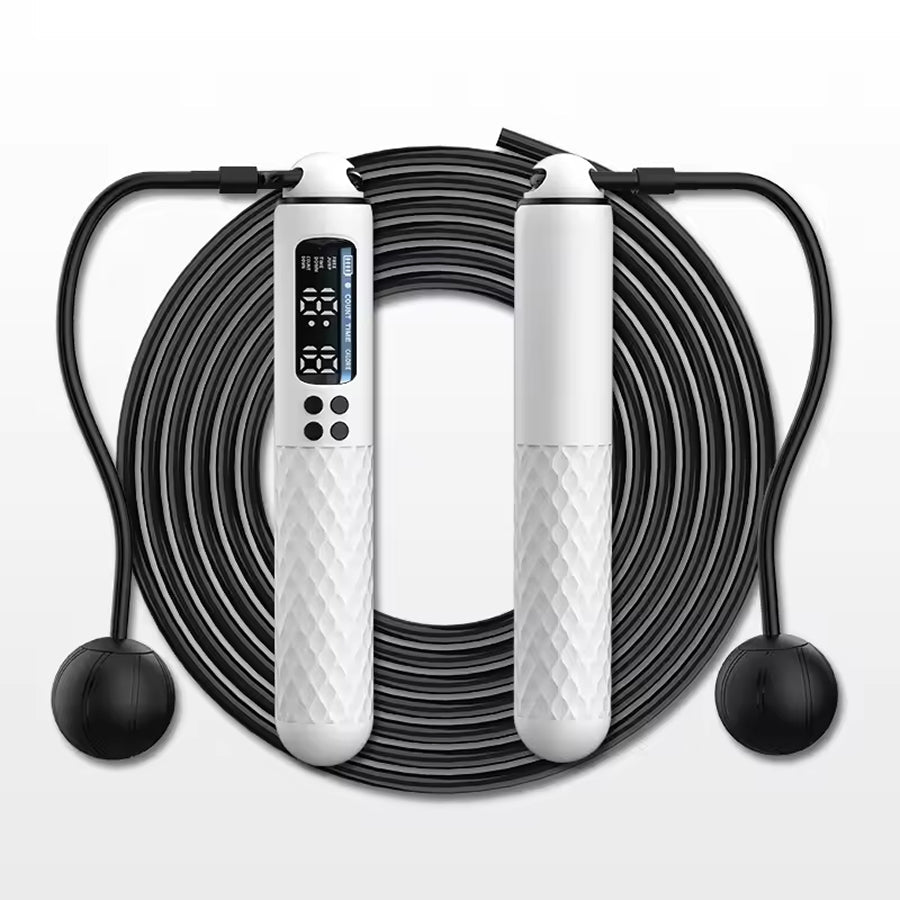 JaliRope Smart Skipping Rope – Bluetooth App Tracking, LED Calorie Counter & Adjustable Length